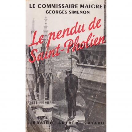 SIMENON George - Le pendu de Saint-Pholien - Fayard de 1957 face - Bouquinerie indépendante en ligne culture okaz