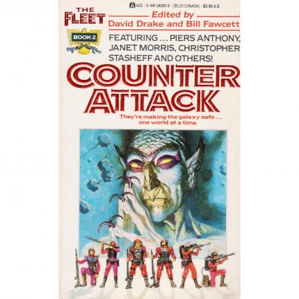 DRAKE David et FAWCETT Bill, Counter Attack, The Fleet, Book 2 – ACE 1988 Face - Bouquinerie en ligne culture okaz