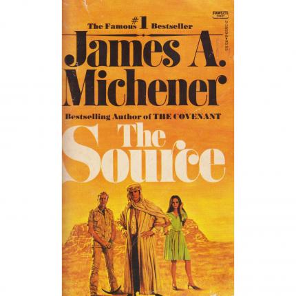 MICHENER James A., The Source – Fawcett Crest Fiction 1965 Face - Bouquinerie en ligne culture okaz