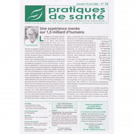 PRATIQUES DE SANTE n°52 – 10 juin 2006 Sommaire - Bouquinerie en ligne culture okaz