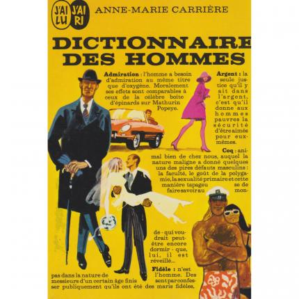 CARRIERE Anne-Marie – Dictionnaire des hommes - Couverture - Livre occasion Bouquinerie culture okaz