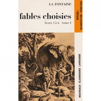 LA FONTAINE – Fables choisies Tome I livres 1 à 6 - Nouveaux Classiques Larousse 1983 Face - Bouquinerie en ligne culture okaz