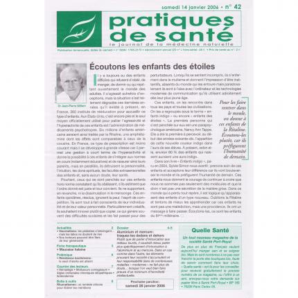 PRATIQUES DE SANTE n°42 – 14 janvier 2006 Sommaire - Bouquinerie en ligne culture okaz