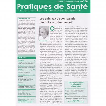 PRATIQUES DE SANTE n°60 – 25 novembre 2006 Sommaire - Bouquinerie en ligne culture okaz