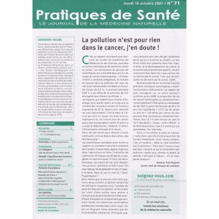 PRATIQUES DE SANTE - n°71 – 16 Octobre 2007 Sommaire - Bouquinerie en ligne culture okaz