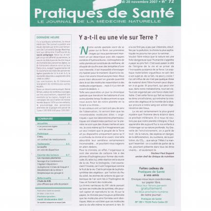 PRATIQUES DE SANTE - n°72 – 20 Novembre 2007 Sommaire - Bouquinerie en ligne culture okaz