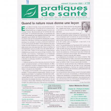 PRATIQUES DE SANTE n°22 – 15 janvier 2005 Face - Bouquinerie en ligne culture okaz