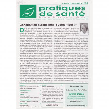 PRATIQUES DE SANTE n°30 – 21 mai 2005 Face - Bouquinerie en ligne culture okaz