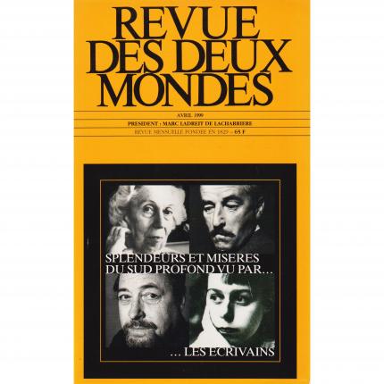 REVUE DES DEUX MONDES – avril 1999 volume 4 Face - Bouquinerie en ligne culture okaz