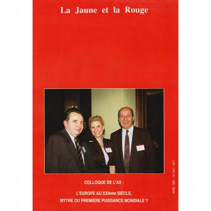 La Jaune et la Rouge - 444 Avril 1989 Face - Bouquinerie en ligne culture okaz
